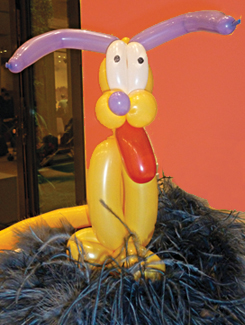 Animation Arbre de Noel - Sculpture sur ballons n�6