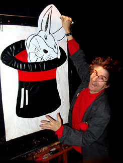 Spectacle Arbre de Noel - Caricature Omer n�1