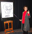 Spectacle Arbre de Noel - Caricature Omer n�3