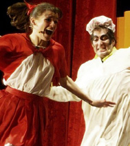 le chaperon rouge, conte pour les enfants, lors d'un arbre de noel