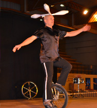 num�ro de jonglage pour un enfant