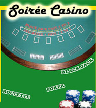 Visuel de Soirée Casino pour comité d'entreprise