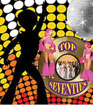 Soirée thématique Seventies 70 et Disco avec des animations, des numéros de danse / chant
