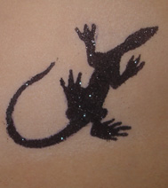 Tatoo Lzard lors d'un spectacle de Noel